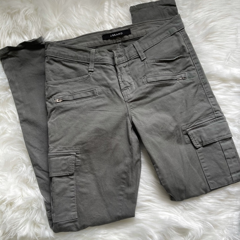 J Brand Olive Green Cargo Pants Size 26